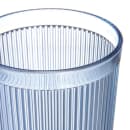 Carlisle 20 oz Blue Ribbed Plastic Tumbler (402054) thumbnail 3