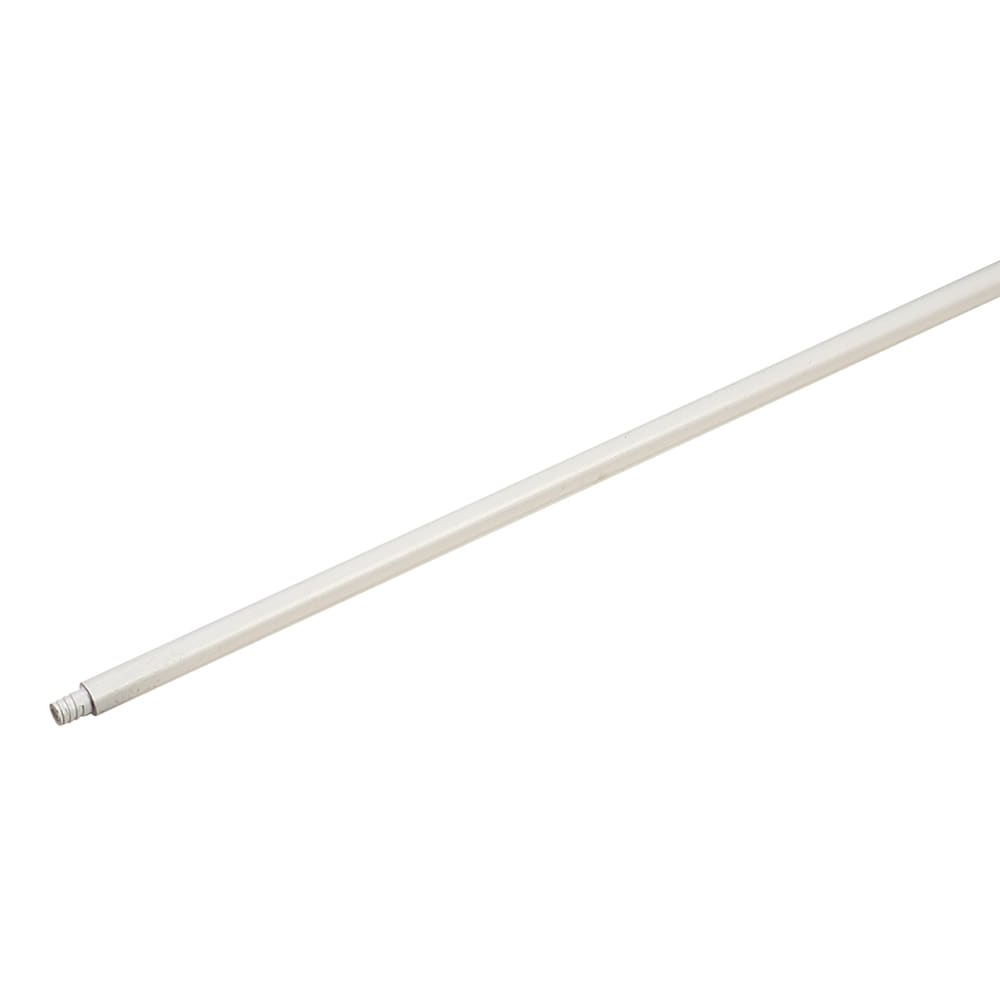Carlisle 60" Handle - Threaded, Reinforced Tip, Plastic, White (4023200)