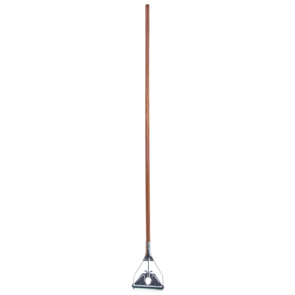 Carlisle 63" Quick-Change Mop Handle - Metal Head, Wood Handle (4034000)
