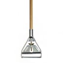 Carlisle 63" Quick-Change Mop Handle - Metal Head, Wood Handle (4034000) thumbnail 4