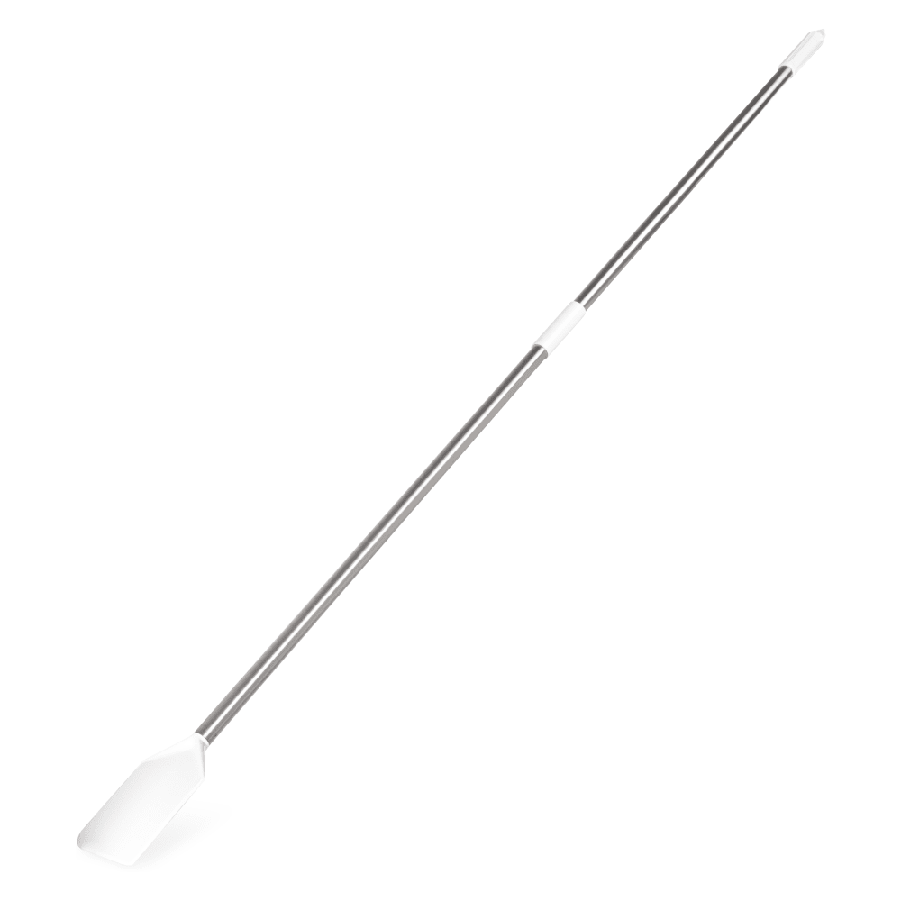 Carlisle 72" Paddle Scraper - 7 1/2" Blade, Stainless Steel Handle, Nylon, White (4035500)