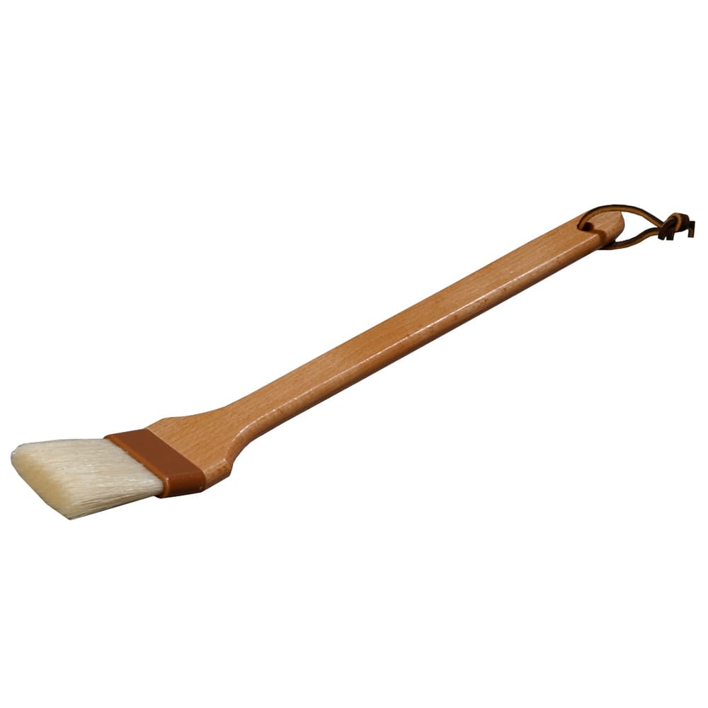 Carlisle 12" Basting Brush - 2" Bristles, 45° Handle, Brown (4037000)