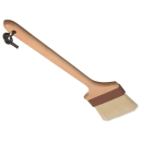 Carlisle 12" Basting Brush - 4" Bristles, 45° Handle, Brown (4037100) thumbnail 2