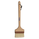 Carlisle 12" Basting Brush - 4" Bristles, 45° Handle, Brown (4037100) thumbnail 3