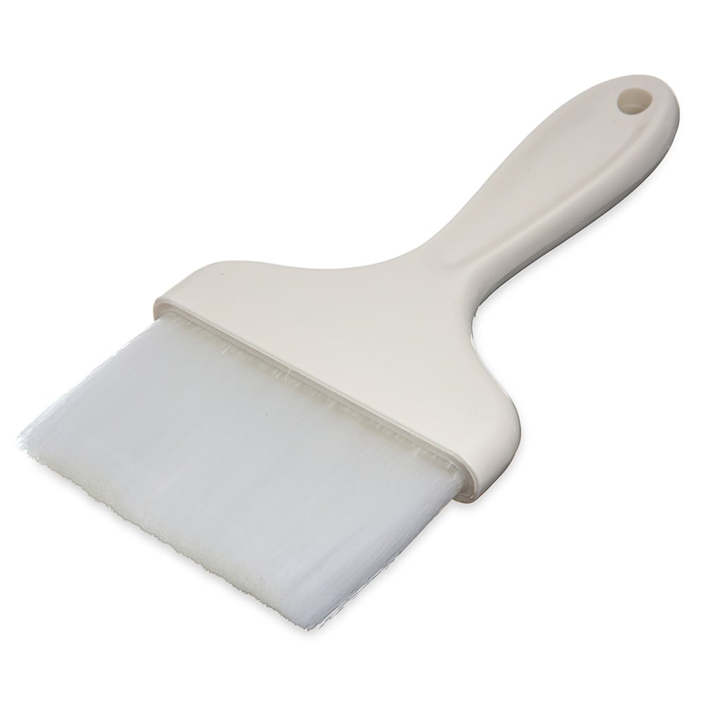 Carlisle 4" Pastry Brush - Nylon/Plastic, White (4039302)
