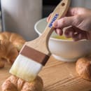 Carlisle 3" Pastry Brush - Nylon/Hardwood, White (4039800) thumbnail 5