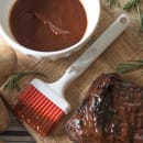 Carlisle 3" Pastry Brush - Silicone, Red (4040505) thumbnail 5