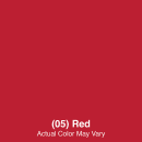 Carlisle 10" Dual Surface Floor Scrub Brush Head - Split Shape, Poly/Plastic, Red (40422EC05) thumbnail 2