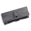 Carlisle 10" Dual Surface Floor Scrub Brush Head - Split Shape, Poly/Plastic, Black (40423EC03) thumbnail 2