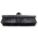 Carlisle 10" Dual Surface Floor Scrub Brush Head - Split Shape, Poly/Plastic, Black (40423EC03) thumbnail 3