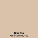 Carlisle 10" Dual Surface Floor Scrub Brush Head - Split Shape, Poly/Plastic, Tan (40423EC25) thumbnail 2