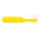 Carlisle 13 1/2" Counter/Bench Brush - Poly/Plastic, Yellow (40480EC04) thumbnail 3