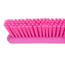 Carlisle 13 1/2" Counter/Bench Brush - Poly/Plastic, Pink (40480EC26) thumbnail 3