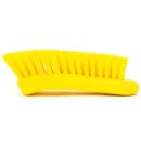 Carlisle 6" Cutting Board Brush - Polyester Bristles, Yellow (40521EC04) thumbnail 2