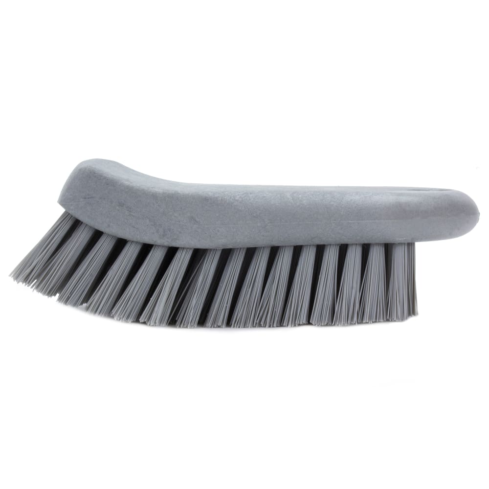 Carlisle 6" Cutting Board Brush - Polyester Bristles, Gray (40521EC23)