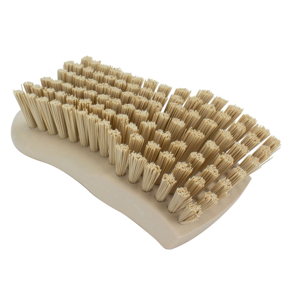 Carlisle 6" Cutting Board Brush - Polyester Bristles, Tan (40521EC25)