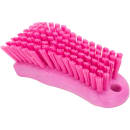 Carlisle 6" Cutting Board Brush - Polyester Bristles, Pink (40521EC26) thumbnail 2