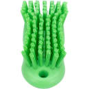 Carlisle 6" Cutting Board Brush - Polyester Bristles, Lime (40521EC75) thumbnail 4