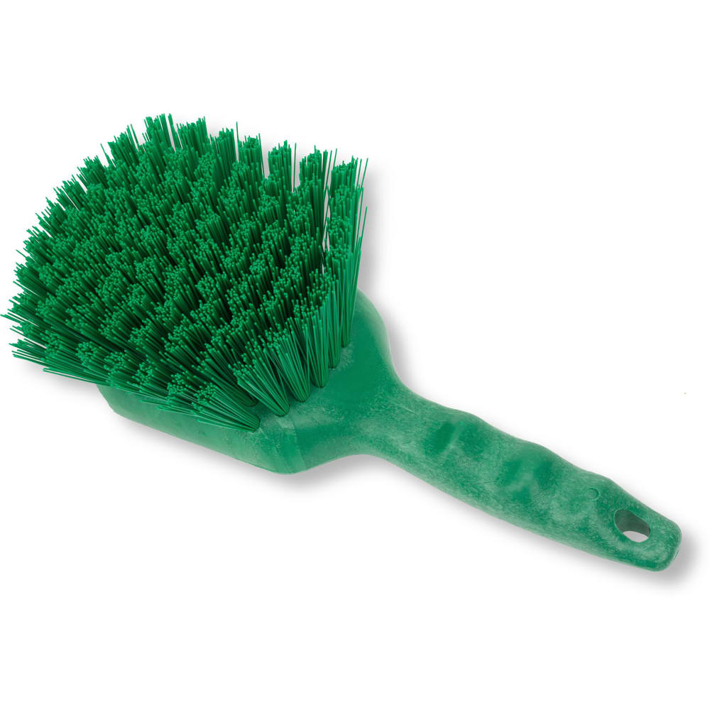 Carlisle 8" Floater Scrub Brush - Poly/Plastic, Green (40541EC09)