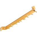 Carlisle 17" Brush Rack - Wall Mount, Aluminum, Yellow (4073504) thumbnail 2