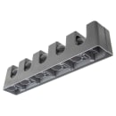 Carlisle Broom/Brush Holder - Lightweight, Wall Mount, Plastic, Light Blue (4073700) thumbnail 2