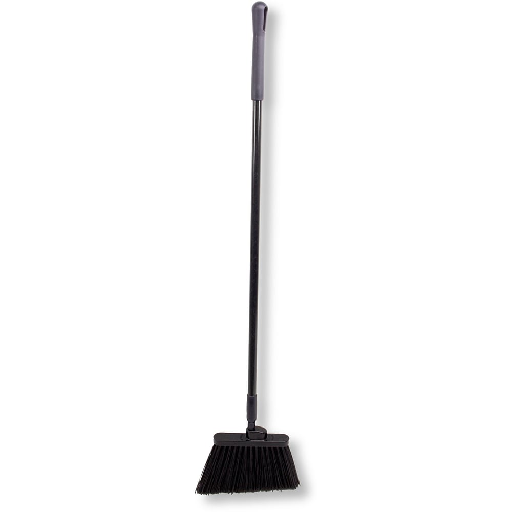 Carlisle 56"L Duo-Sweep® Lobby Broom w/ Angled Bristles & Fiberglass Handle, Black (41082EC03)
