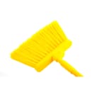 Carlisle 56"L Duo-Sweep® Lobby Broom w/ Angled Bristles & Fiberglass Handle, Yellow (41082EC04) thumbnail 2