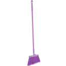Carlisle 56"L Duo-Sweep® Lobby Broom w/ Angled Bristles & Fiberglass Handle, Purple (41082EC68) thumbnail 4
