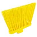 Carlisle 56"L Duo-Sweep® Lobby Broom w/ Yellow Angled Bristles & Blue Fiberglass Handle - Unflagged (41083EC04) thumbnail 4