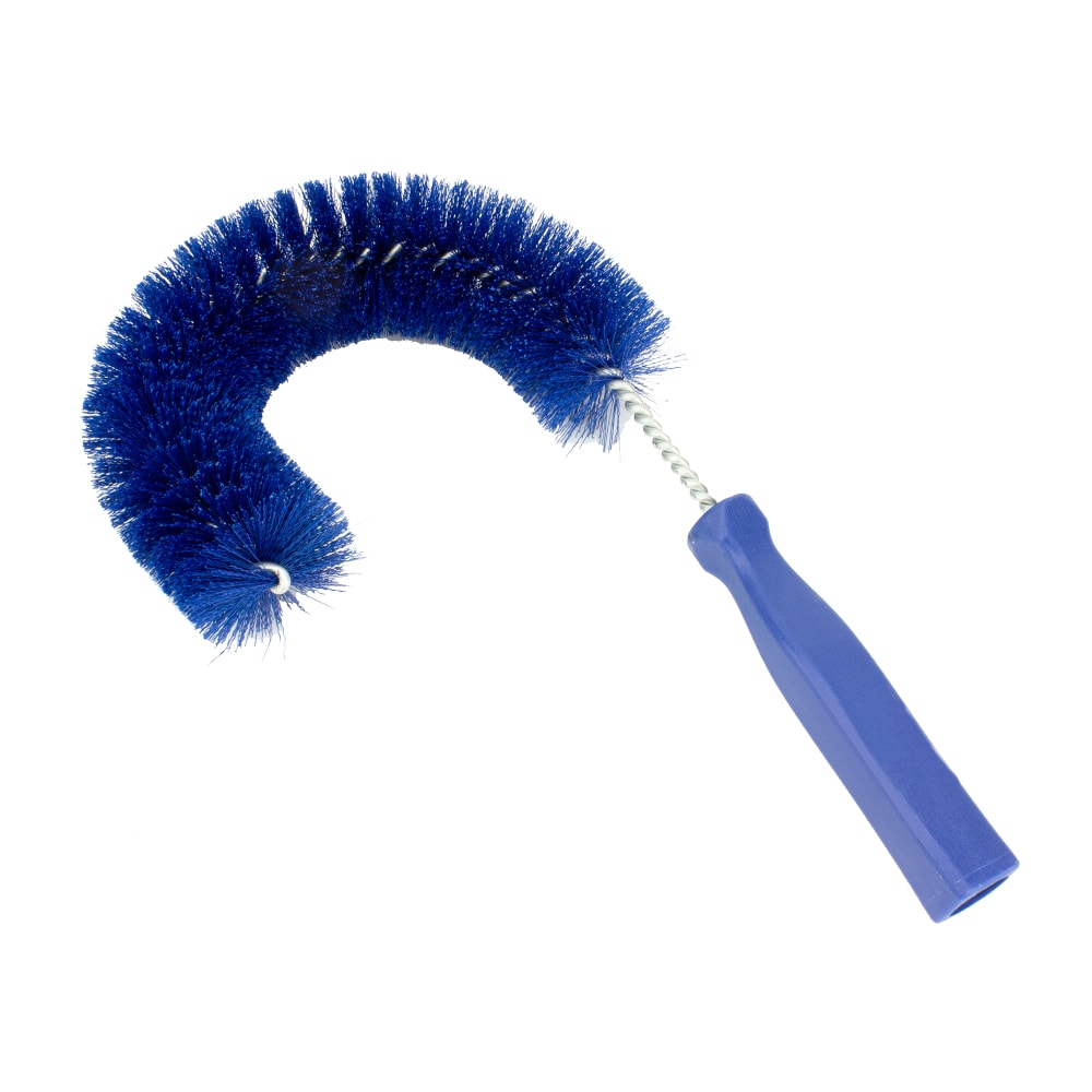 Carlisle 11 1/2" Clean In Place Brush w/ Polyester Bristles, Blue (41100EC14)