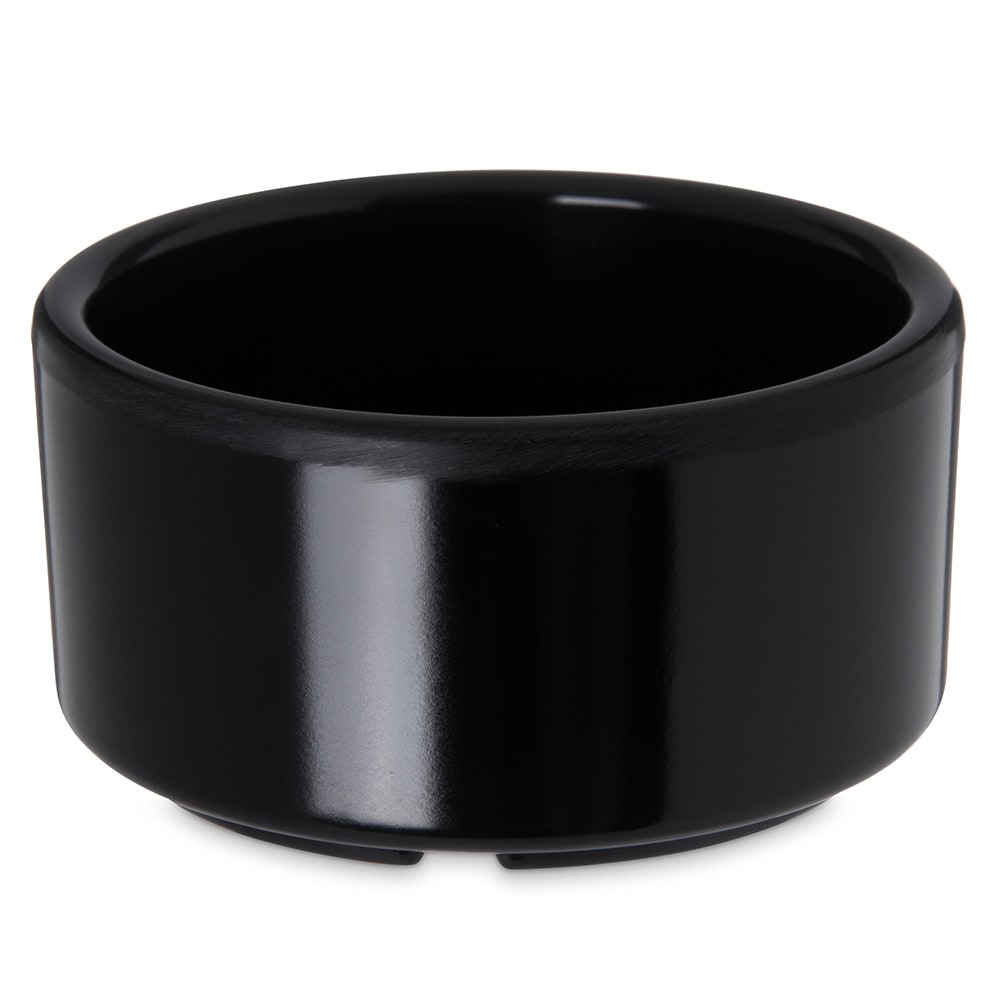 Carlisle 3 oz Melamine Ramekin, Black (41203)