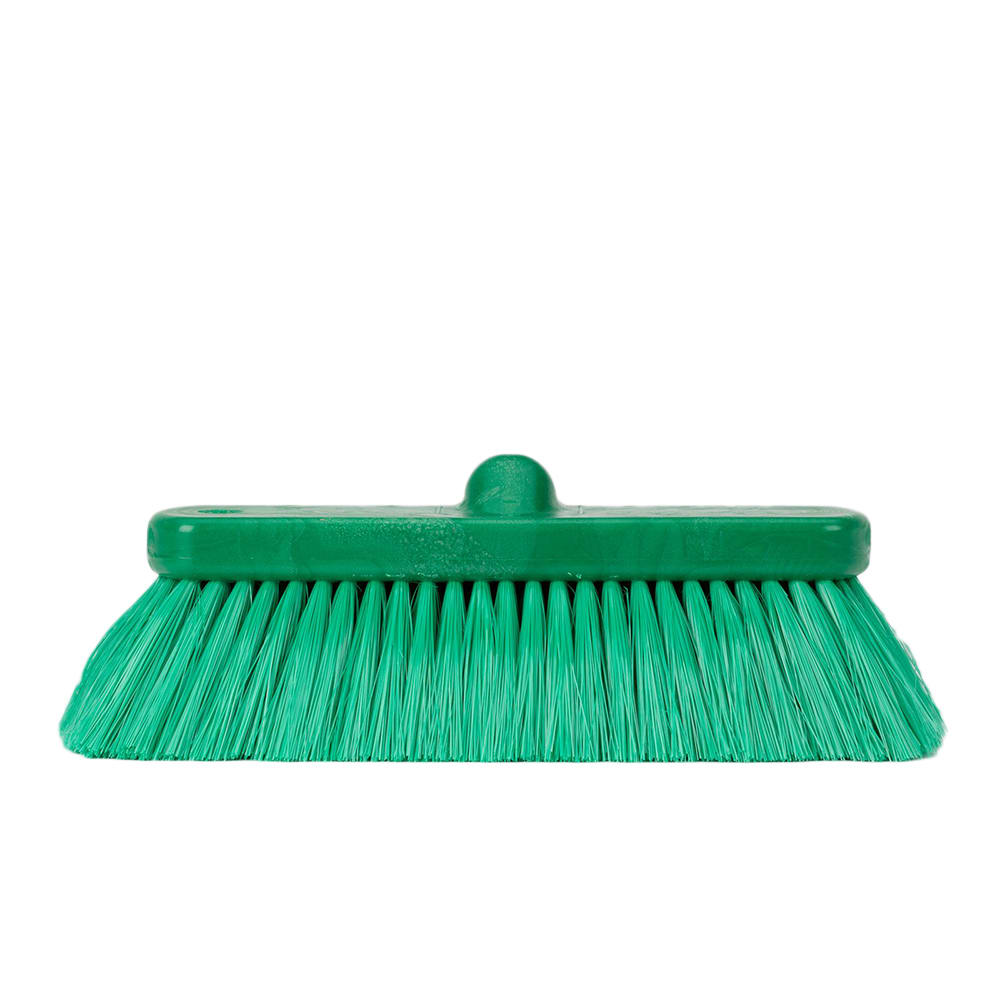 Carlisle 10" Flo-Thru Wall & Equipment Brush w/ Green Soft Nylex Bristles (41278EC09)