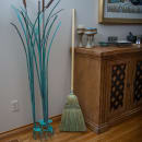 Carlisle 12" Janitor Corn Broom - 29# Fill, 56" Wood Handle (4135067) thumbnail 5