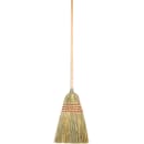 Carlisle 55"H Parlor Corn Broom w/ 12" Head (4135200) thumbnail 2