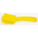 Carlisle 7" Detail Brush - Polyester Bristles, Yellow (41395EC04) thumbnail 5