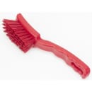 Carlisle 7" Detail Brush - Polyester Bristles, Red (41395EC05) thumbnail 4
