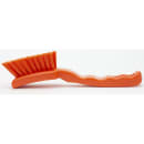 Carlisle 7" Detail Brush - Polyester Bristles, Orange (41395EC24) thumbnail 2