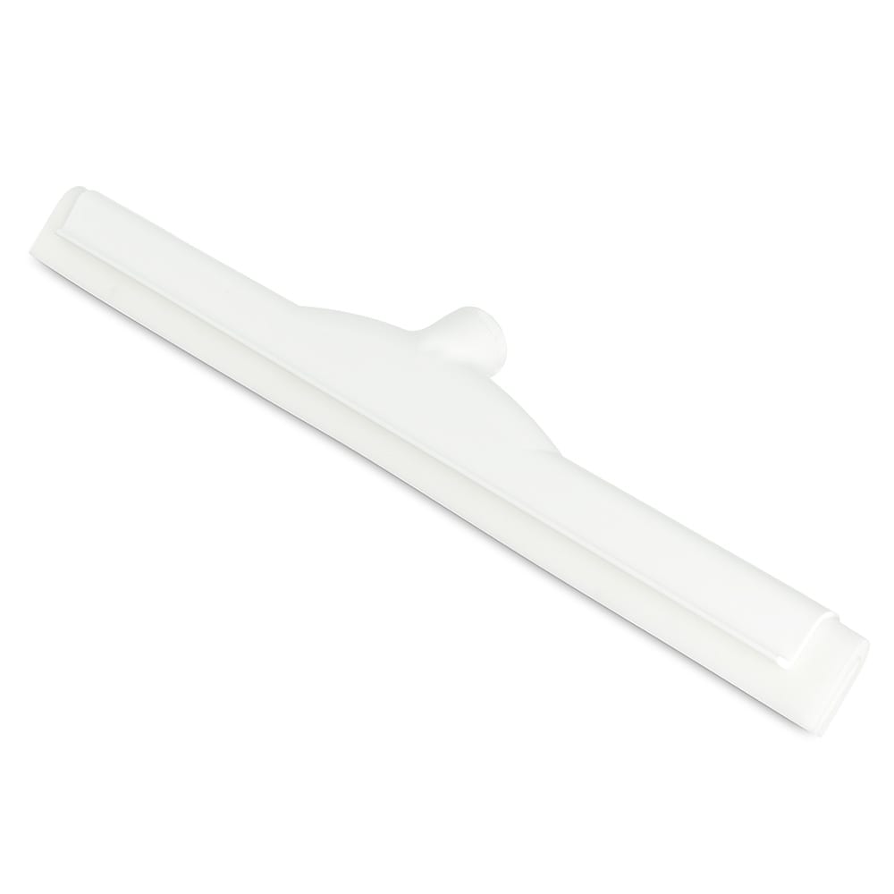 Carlisle 18" Floor Squeegee Head w/ Double Foam Rubber Blade, White (4156702)
