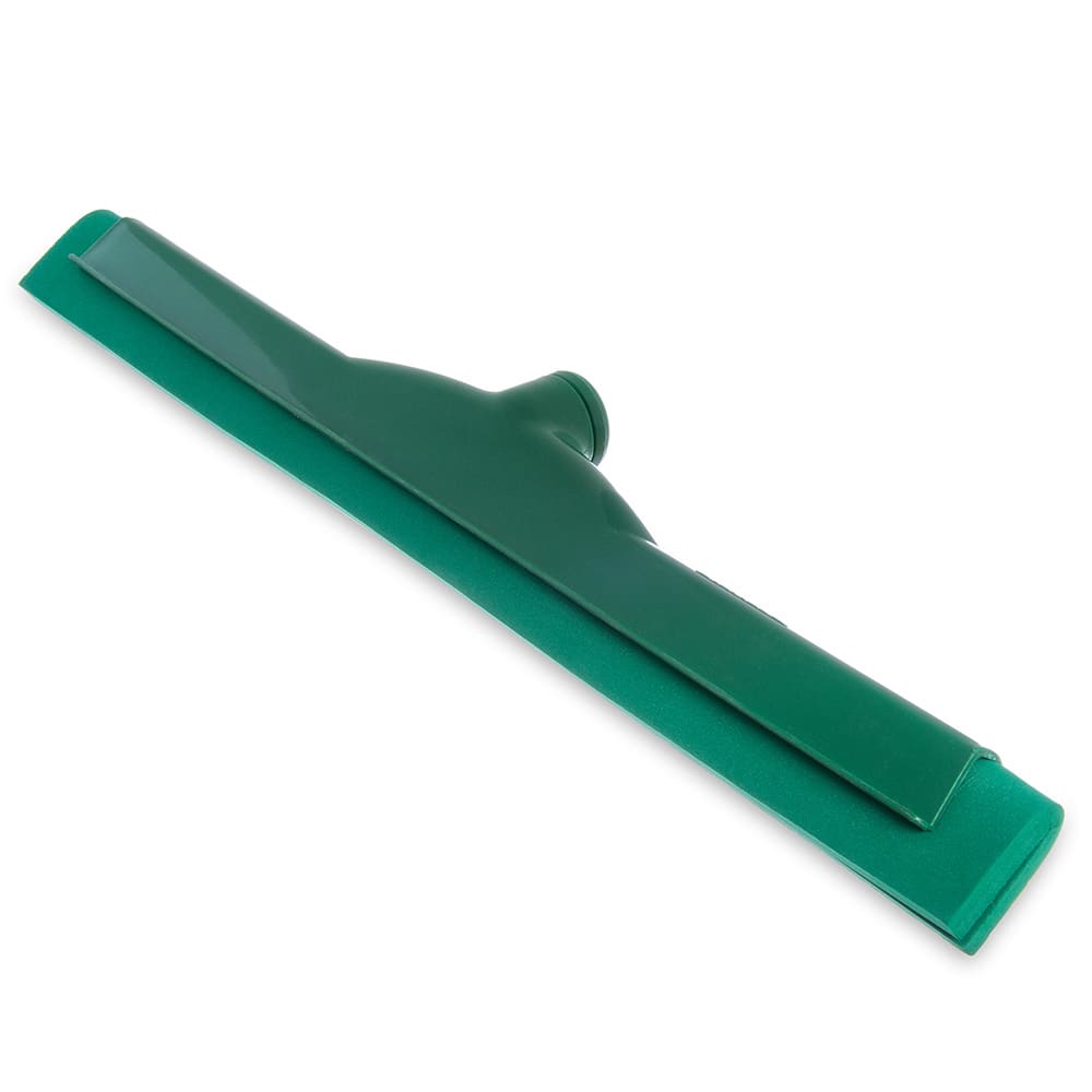 Carlisle 18" Floor Squeegee Head w/ Double Foam Rubber Blade, Green (4156709)