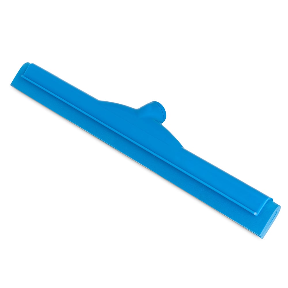 Carlisle 18" Floor Squeegee Head w/ Double Foam Rubber Blade, Blue (4156714)