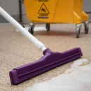 Carlisle 18" Floor Squeegee Head w/ Double Foam Rubber Blade, Purple (4156768) thumbnail 5