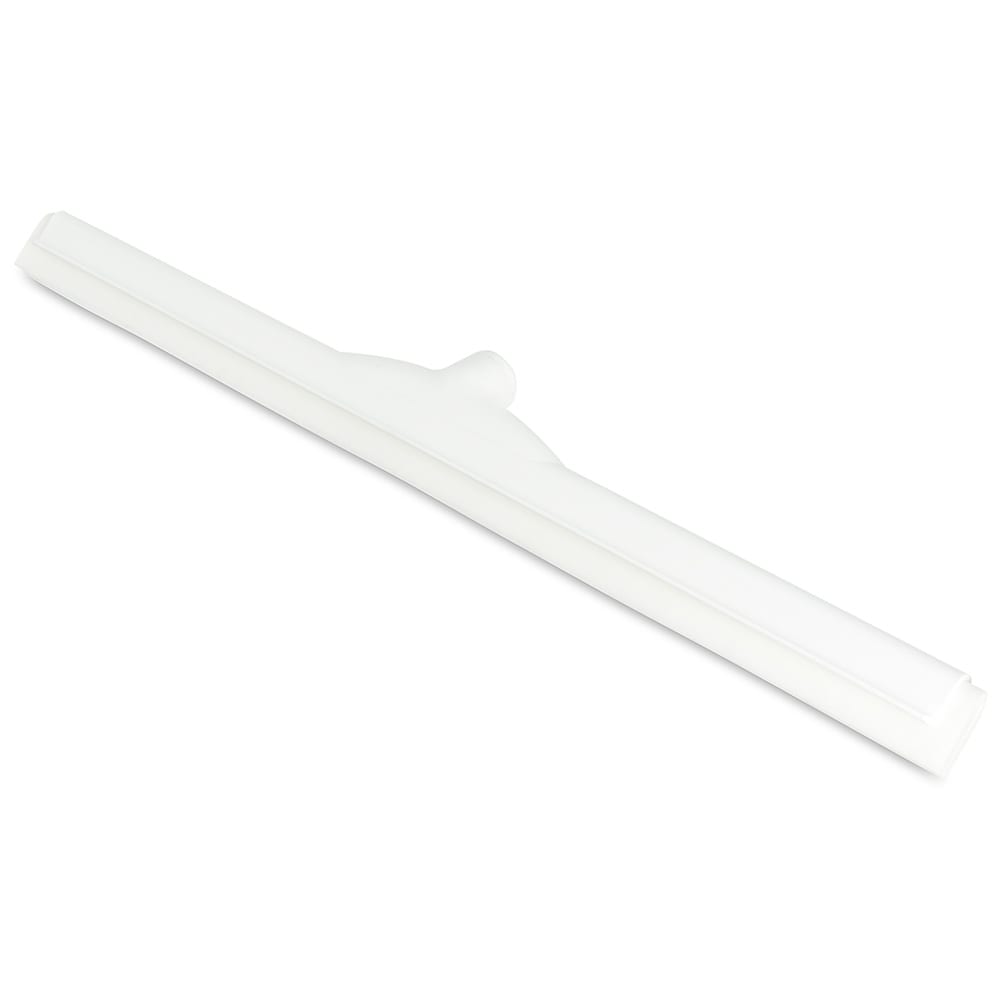 Carlisle 24" Floor Squeegee Head w/ Double Foam Rubber Blade, White (4156802)