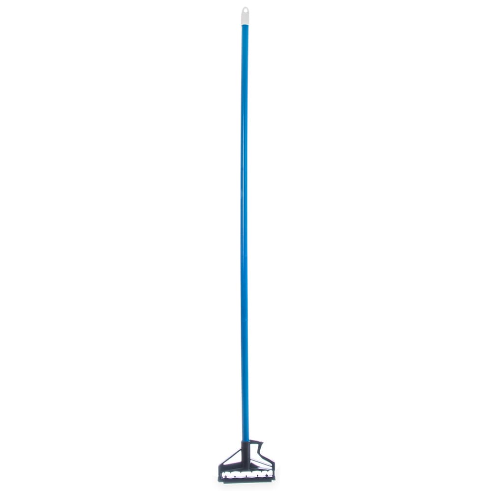 Carlisle 60" Quik-Release™ Mop Handle w/ Plastic Head, Fiberglass, Blue (4166414)