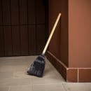 Carlisle 40"L Lobby Broom w/ Straight Corn Bristles & Natural Handle (4168303) thumbnail 2