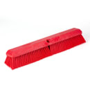 Carlisle 18" Push Broom Head w/ Fine/Medium Bristles, Red (41890EC05) thumbnail 2
