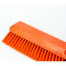 Carlisle 18" Push Broom Head w/ Fine/Medium Bristles, Orange (41890EC24) thumbnail 4