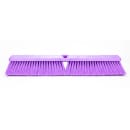 Carlisle 18" Push Broom Head w/ Fine/Medium Bristles, Purple (41890EC68) thumbnail 2