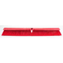 Carlisle 24" Push Broom Head w/ Red Fine & Medium Polyester Bristles (41891EC05) thumbnail 2