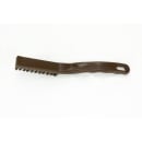 Carlisle 9" Detail Brush - Polyester Bristles, Brown (42022EC01) thumbnail 4