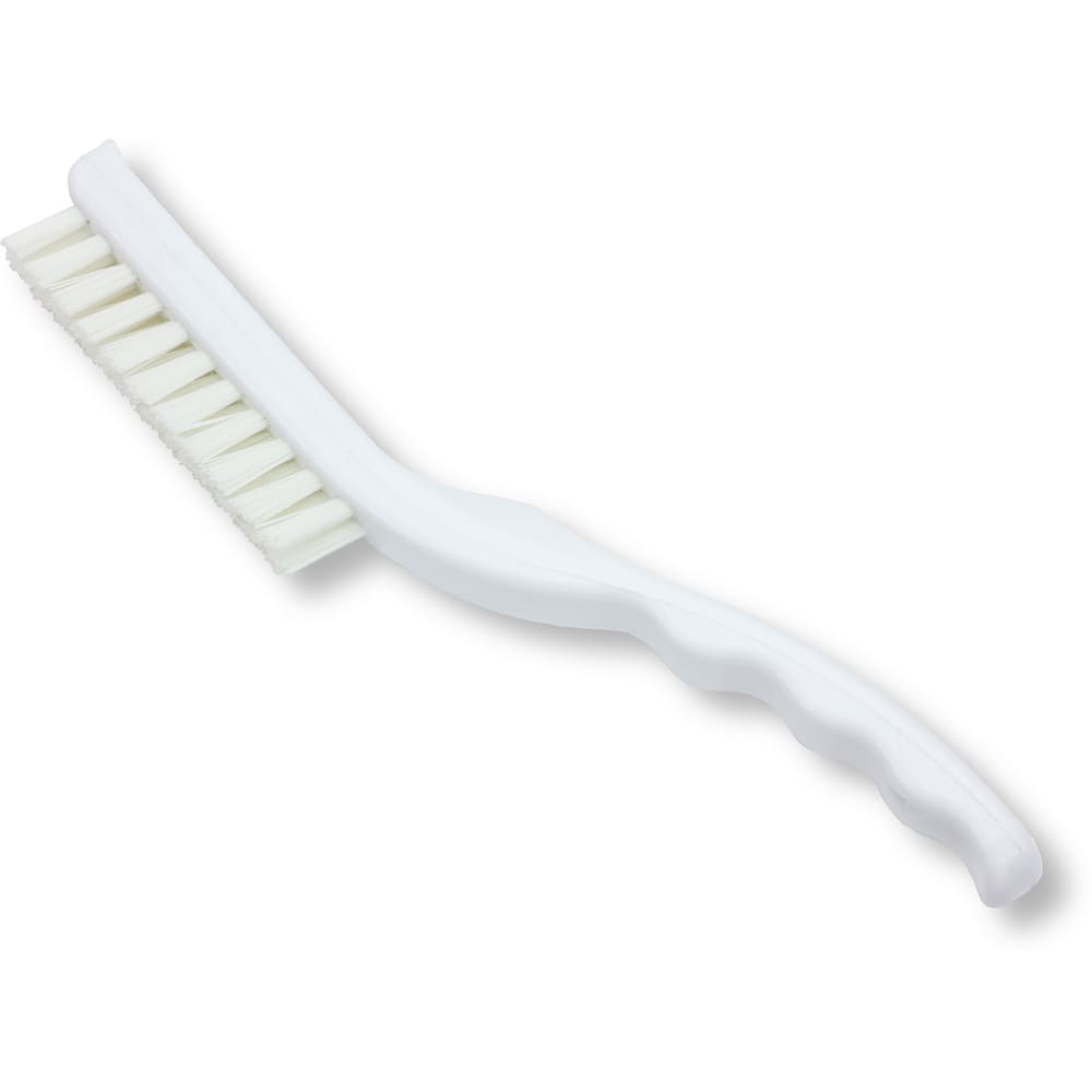 Carlisle 9" Detail Brush - Polyester Bristles, White (42022EC02)